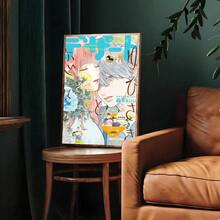 1 件复古《爱的象征》动漫帆布艺术印刷品，现代风格，适合家庭办公室装饰，非常适合客厅、卧室、厨房等装饰礼物（可选画框） - 彩色 - 查看 54