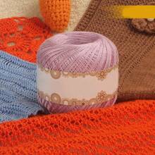 4 pelotes de fil de dentelle perlé n°8, 200g au total, matériaux de tricot/crochet fait main DIY pour châles légers, pulls d'été aérés, écharpes, chapeaux