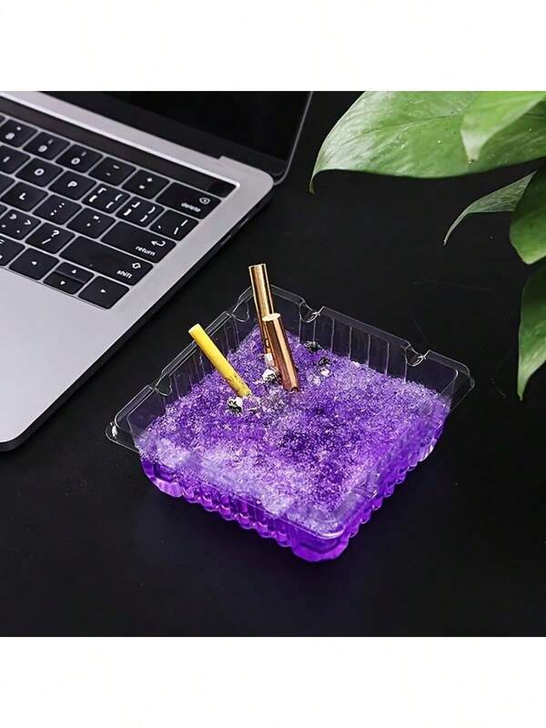 Ashtray Sand Magic Smoke-Extinguishing Sand, Quick-Acting Odor Eliminator & Air Freshener For Indoor/Outdoor Ashtrays, Absorbs Soot, Prevents Secondhand Smoke, Home & Office Cleaner