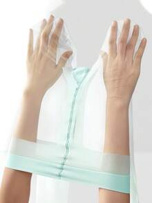 1pc/3pcs/6pcs Women's Solid Black Leggings, Ultra-Thin Crotch Reinforced Pantyhose High Waist Stockings - Suitable For Women Under 60kg