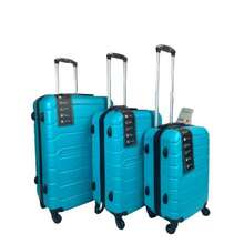 Hampton & Stewart ABS 20/24/28Inch Hard Shell Suitcase Luggage Cabin Trolley Carry On Lightweight - Red - View 3