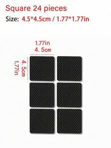 Self Adhesive Furniture Leg Feet Protector Pad, Chair Leg Pad Anti-Skid Scratch DIY Resistant Furniture Feet Floor Protector Pads Chair Foot Cushion Dining Chair Table Feet Mute Anti-Slip Stickers Sofa Furniture Table Corner Legs Wear-Resistant Anti-Collision Protective Cover Stool Legs - Black - View 6