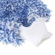 2X Car Microfibre Wash Mitt Cleaning Premium Ultra Soft Sponge Washing Glove Rag - 1 - View 6