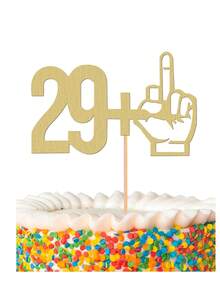 Decoración de pastel de 30 cumpleaños - Decoración de pastel de 30 cumpleaños, perfecto para fiesta de 30 cumpleaños, 30 aniversario o celebración de 30 cumpleaños - Multicolor - Ver 10