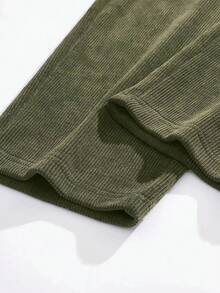 男士灯芯绒阔腿裤，休闲宽松纯色，舒适时尚，适合春秋季节