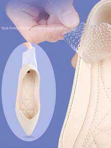 1 paio di cuscinetti per tacco con grana concava, inserti antiscivolo per scarpe da donna e uomo con tacco basso/alto, massaggio e assorbimento degli urti, adatti a diversi tipi di scarpe