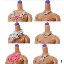 43pcs/Set 30cm Fashion Doll Clothes And Accessories Set, Includes Romper, Skirt, Earrings, Crown, Necklace, Jewelry Toy