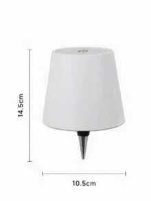 1 pieza Lámpara de botella táctil desmontable negra, lámpara de mesa recargable inalámbrica regulable de 3 colores, lámpara de botella regulable, luz LED inalámbrica a prueba de agua, adecuada para bar, restaurante y cualquier botella, decoración de fiesta, lámpara moderna, ligera, regulable, iluminación portátil