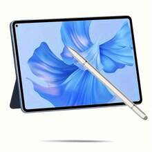 Three-In-One D Surface Magnetic Capacitive Pen, Battery-Free Passive Capacitive Pen, Suitable For Android Universal IPad Capacitive Touch Pen, Texture Is Upgraded, Aluminum Alloy Pen Barrel, Anti-Slip, Anti-Miscontact, More Anti-Shake, - White - View 2