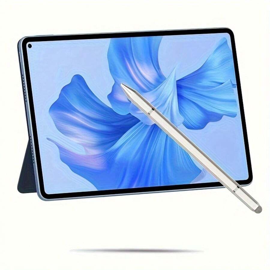 Three-In-One D Surface Magnetic Capacitive Pen, Battery-Free Passive Capacitive Pen, Suitable For Android Universal IPad Capacitive Touch Pen, Texture Is Upgraded, Aluminum Alloy Pen Barrel, Anti-Slip, Anti-Miscontact, More Anti-Shake,