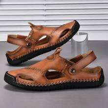 Herren Sommer 2-in-1 Zehentrenner, Lässig, rutschfest, weiche Sohle Strandschuhe