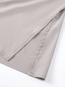 Neu in islamischer, weiter arabischer Herren Robe mit Stickerei, traditionelle marokkanische Männer Gandoura Gebets- und Freizeitkleidung