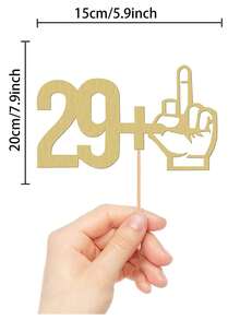 Decoración de pastel de 30 cumpleaños - Decoración de pastel de 30 cumpleaños, perfecto para fiesta de 30 cumpleaños, 30 aniversario o celebración de 30 cumpleaños - Multicolor - Ver 7