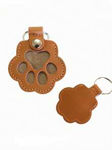 Brelok z kolekcji sierści zwierząt, futrzana zawieszka pamiątkowa, woreczek do przechowywania, uroczy brelok z kocią łapką, modny damski dodatek, brelok z motywem zwierząt, rombowy, uroczy, swobodny brelok ze skóry PU, pomysły na świąteczne prezenty na każdą porę roku, smycze do toreb z uchwytem na identyfikator, akcesoria samochodowe, zawieszki do toreb