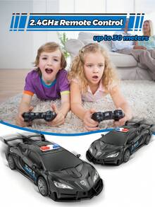 1pc Transforming Remote Control Car Toy, 1:18 Scale RC Car With Lights, One-Button Transform Into Robot, 360° Rotation, Suitable For 3-10 Years Old Boys/Girls, Christmas/Birthday Gift For 4-12 Years Old - Multicolor - View 5