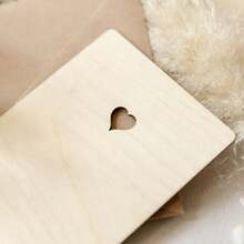 Custom-Designed Wooden Wedding Invitations With Text, Wedding Keepsakes, Wedding Invitation Cards, Wooden Date Storage Boxes, Wedding Supplies Engraved Date Calendars, Suitable For Beach And Engagement Celebrations, Simple And Practical, Perfect For Children's Art Activities. - Multicolor - View 6