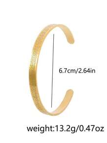Nooxian 1 pièce Bracelet unisexe, luxueux bracelet vintage en acier inoxydable du Moyen-Orient avec gravure arabe, accessoire quotidien neutre pour cadeau (sans boîte cadeau)
