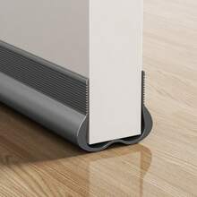 93cm PVC Flexible Door Bottom Sealing Strip Door Gap Soundproofing Wind And Dust Proof Weather Strip Under Door Draft Stopper Tape Wall Decor Room Decor Stickers - Multicolor - View 11