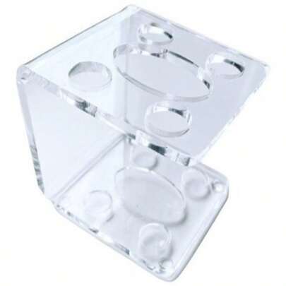 Suporte Para Escova E Pasta De Dentes De Acrílico Cristal Porta Escovas Decoração Minimalista