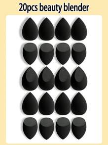50 piezas Juego de esponjas de maquillaje, esponjas de maquillaje multicolor, esponja mezcladora de maquillaje, esponja de belleza para mezclar base, esponja de maquillaje húmeda y seca, crema y polvo para un acabado perfecto, sin látex para base húmeda y seca, base para un acabado perfecto, para base líquida, en crema y en polvo, borla de maquillaje de doble uso sin látex para todo tipo de piel, maquillaje, barato, decoración de habitación, tocador, viaje, dormitorio, accesorios de maquillaje, borla, mezclador de maquillaje, borla de polvo, esponja de maquillaje