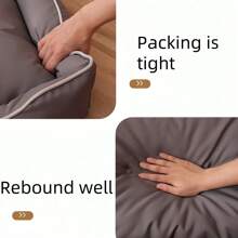 قطعة واحدة سرير حيوانات أليفة، سرير كلاب، سرير قطط، مناسب لجميع الفصول، مقاوم للمضغ، قاعدة مقاومة للانزلاق والرطوبة، سهل التنظيف، لا تتشبث به الشعيرات، مريح للحيوانات الأليفة للنوم