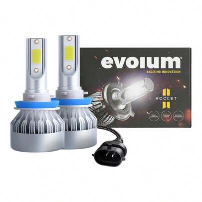 Kit De Focos Led Para Faros H 8 Rocket Luz Alta Y Baja