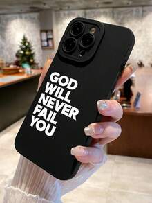 Bible Verse Phone Case, Inspirational Text Phone Case, Letter Phone Case, Compatible With IPhone & Galaxy Cases, Compatible With IPhone 13/15/16 Pro Max/16/14/15/16 Plus, Compatible With Samsung Galaxy Phones Waterproof Shockproof Anti-Fall Scratch Resistant - Multicolor - View 7