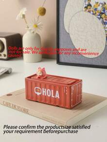 1pc Mini Metal Container Storage Box, Vintage Industrial Style Iron Tin Model Desktop Decor, Prop For Photoshoot, Desktop Office Supply Storage, Small Item Organizer, Great For Mother's Day, Father's Day, Thanksgiving, Christmas, New Year Gift - Multicolor - View 15