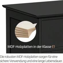 Drawer Storage Cabinet - 黑色 - 查看 8