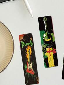 SCXXBSW 30pcs Punk Rock Album Bookmark Creative Graffiti Bookmark Decoration Book Desktop Exquisite Souvenir