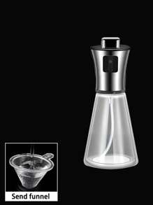 1 pièce Vaporisateur d'huile en verre, élégant diffuseur à brumisation fine pour grillage, salades, cuisson, rôtissage et barbecue, sans PVC, idéal pour les friteuses à air et l'utilisation en cuisine