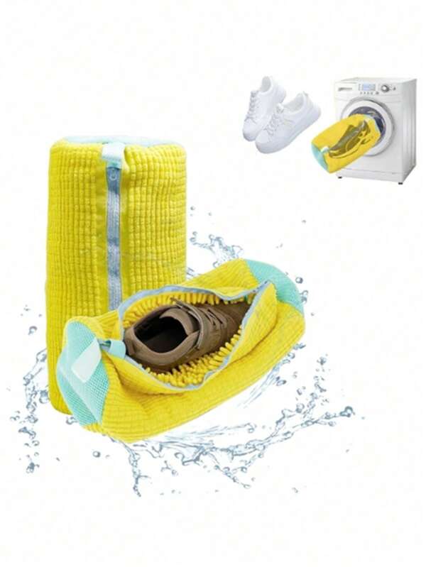 2 Pieces/1pc Laundry Shoe Bag Suitable For Washing Machines And Dryers, Suitable For Shoe Cleaning Bags Of All Shoe Types And Sizes