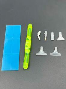 13件套钻石画工具套装，包含可替换钻石画笔、6支钻石画笔、2*4厘米钻石画泥、钻石画工艺配件套装 - 彩色 - 查看 5