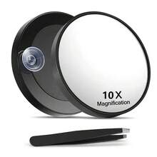 10/20/30X Magnifying Mirror For Easy Mounting, Magnified Makeup Mirror, Portable Small Magnifying Mirror - Use For Makeup, Blackhead/Blemish Removal, Magnifying Mirrors For Women Gift,Makeup,Cheap,Room Decor,Vanity,Travel,Bedroom,Makeup Accessories,Mirror,Vanity Mirror,Mini Mirror,Compact Mirror,Mirror Small,Hand Mirror - Multicolor - View 8