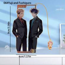 Jujutsu Kaisen 1pc Bookmark, Gojo Bookmark, Hollow Out Design Bookmark, Student Supply,School Supplies,Back To School