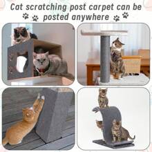 Adesivo protettivo antistrappo per divano, compatibile con tessuto in pelle, tappetino per graffi per gatti ritagliabile e autoadesivo per riparare graffi su divano o pareti, articoli per animali domestici