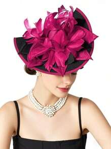 European&American Vintage Green Accessories High-End Tea Party Hat, Palace Party Headpiece, Kentucky Derby Fascinator, Wedding Accessories Mini Hats Tiny Hats Mini Top Hat Mini Cap