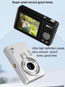 1 Pc Q12 Digital Camera With 32G Memory Card,50 Million Pixels 2.4-Inch Screen Portable Camera, Rechargeable Camera CCD & Multiple Filter Modes. Portable Anti-Shake Smart Zoom Digital Camera For Outdoor