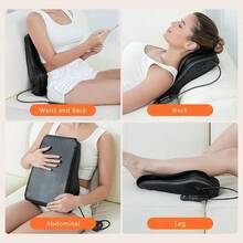 Rechargeable Back Massager With Heat Shiatsu Neck Massager For Pain Relief D... - como foto - Visão 6