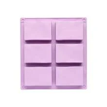 8 Cavity Granola Bar Mold, Rectangle Silicone Chocolate Mold Candy Bar Mold For Baking Cereal Energy Bar, Protein Bar, Brownie, Cheesecake