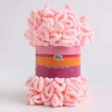 1/4 Pcs 8m Soft Circle Yarn, Thick Yarn For DIY Knitting Dolls, Bags, Sweaters, Blankets, 100g Per Piece - Multicolor - View 44