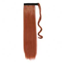 Straight Ponytail Extensions Synthetic Hair Wrap Around Ponytail Extension Heat-Resistant Wig For Women Synthetic Pony Tails Hairpieces Daily