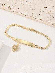 1 件经典铜质手工串珠圣母玛利亚手链，时尚手链，适合送给朋友、女朋友、妈妈。可日常佩戴或节日佩戴。