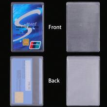 5/10/20 Pcs Clear New Medicare Card Protector PVC Soft Waterproof Plastic Card Holder Transparent Credit Card Sleeve For Business Social Security ID & License Or Cards Card Holder Wallet Business Card Holder Vertical Business Sleeves Frosted ID Protector - Multicolor - View 5