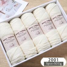 500g 245 Hand Knitting Thick Knitted Yarn, Alpaca Blend Yarn For DIY Handmade Knitting Sweater, Jacket, Scarf, Hat, Gloves In Autumn/Winter, 5 Balls/Pack - Multicolor - View 33