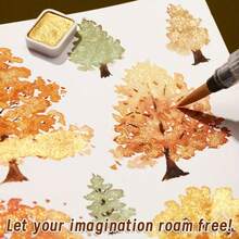 6/24/60 Pcs Metal Watercolor Paint Set - Watercolor Paint Set, Glitter Solid Watercolor Paint Palette, Pearlescent Watercolor Paint Set, Suitable For Artists And Painting Enthusiasts - Sets - View 8