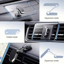 Suporte magnético giratório de 360 graus para painel de carro, suporte universal ajustável para celular em liga de zinco, apoio ergonômico para pulso em espuma viscoelástica, não à prova d'água, adequado para escritório e jogos