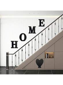 1 Piece Of White Wooden Letters, Wooden Letter Wall Letter Decoration, Wall Letter Decoration - Wooden Handicrafts, Standing Letter Slices, Sign Board Decoration, For Party Decoration, DIY Craft Letter Blocks