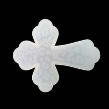 十字形清新硅胶模具，吊坠汽车清新模具，用于香珠，汽车清新剂，肥皂，蜡烛，粘土，水泥，石膏工艺装饰 - 空气清新剂 - 香珠 - 环氧树脂 - 無色 - 查看 5