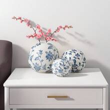 Màu sứ xanh trắng